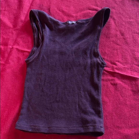 Skims Purple Ribbed Tank Top - Picture 3 of 3
